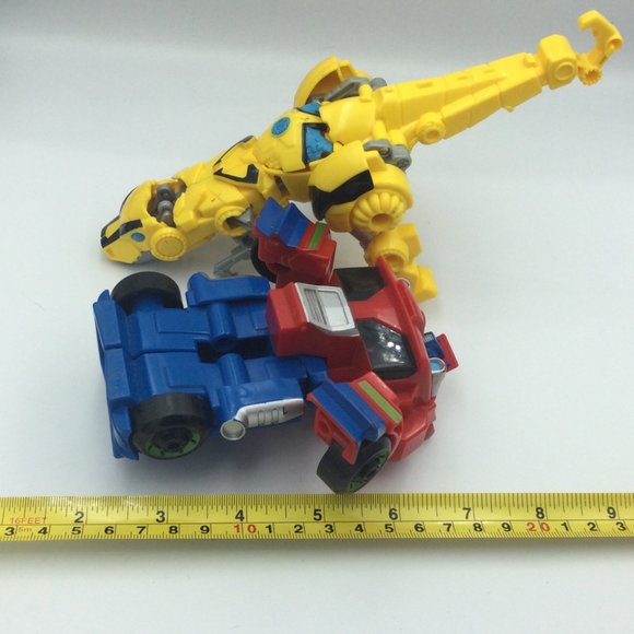 Transformers Playskool Rescue Bots Prime and Bumblebee Dinosaur Toys - Picture 7 of 7